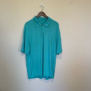 Nike Dri Fit Golf Blue Polo Sz Xl